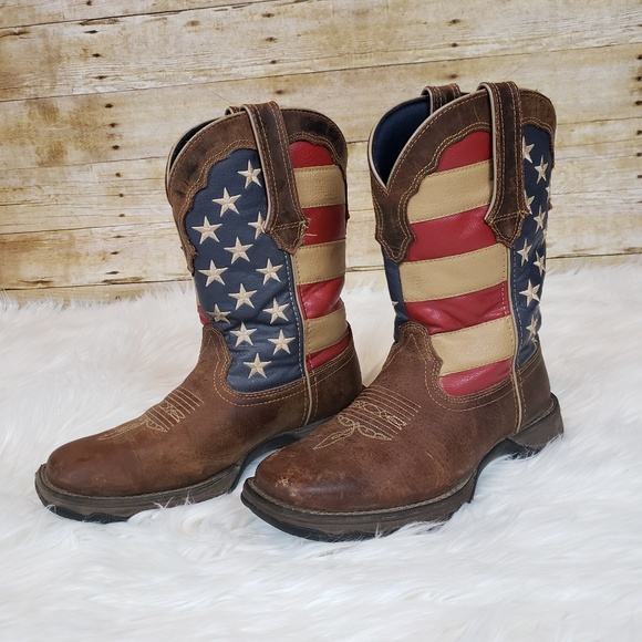 Durango Womens Lady Rebel Patriotic Boots Size 6 - Picture 3 of 5